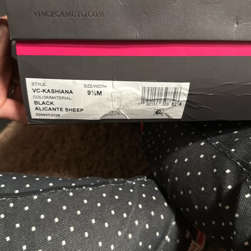 Vince Camuto Leather knee high stiletto boots - Picture 5 of 5